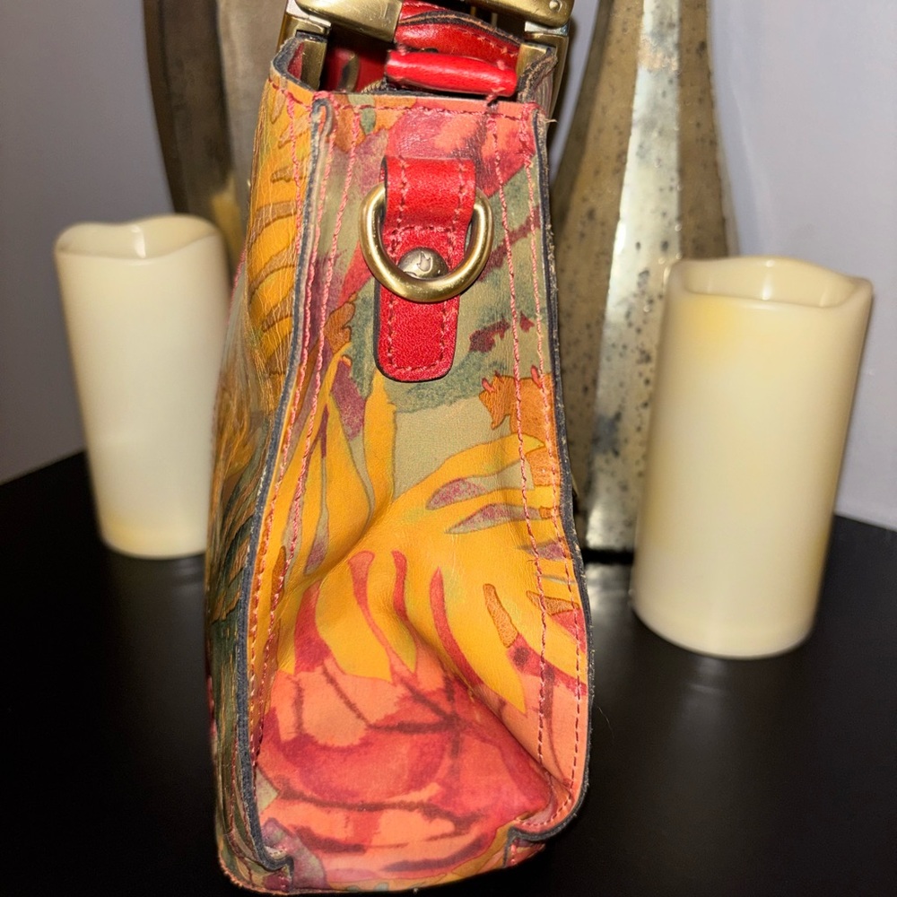 Patricia Nash Multicolor Leaf Print Shoulder Bag - Picture 5 of 7